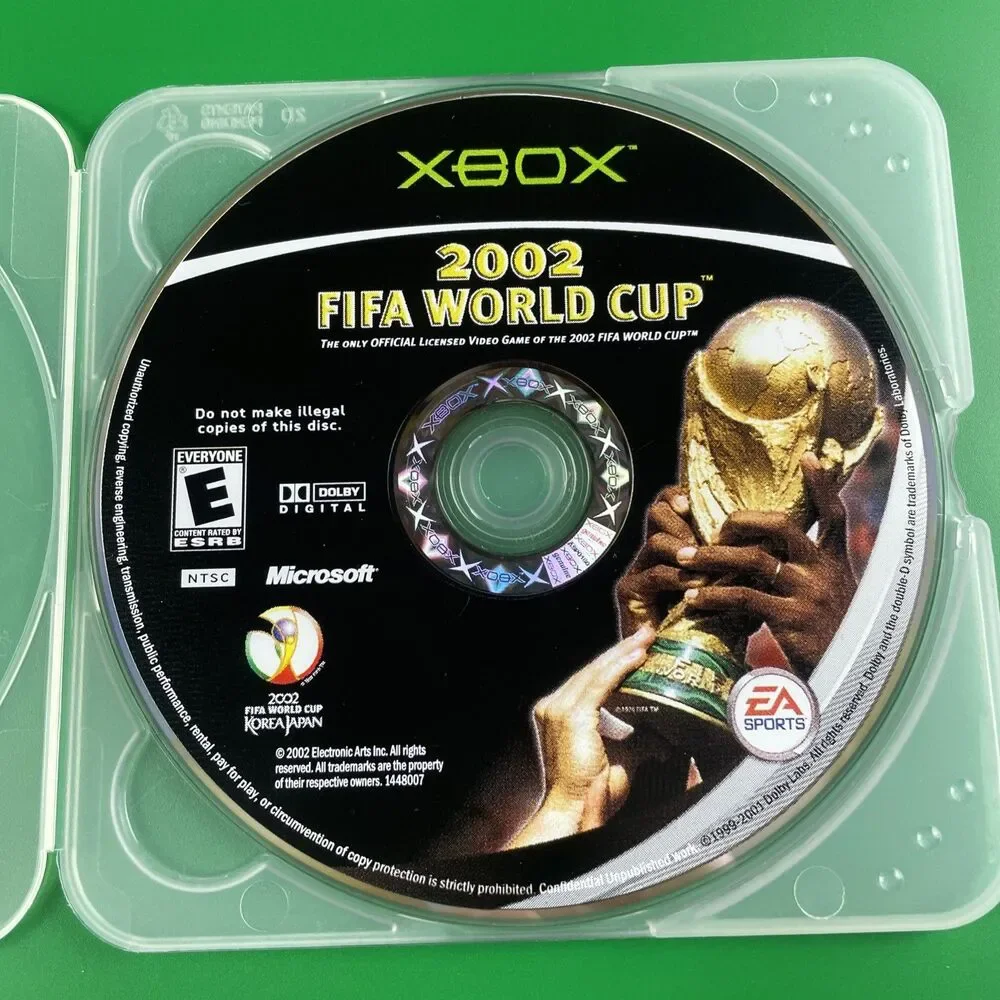 Original Xbox Sports Video Game Lot NLF Fever 2003 Fifa World Cup 2002 Rugby 06